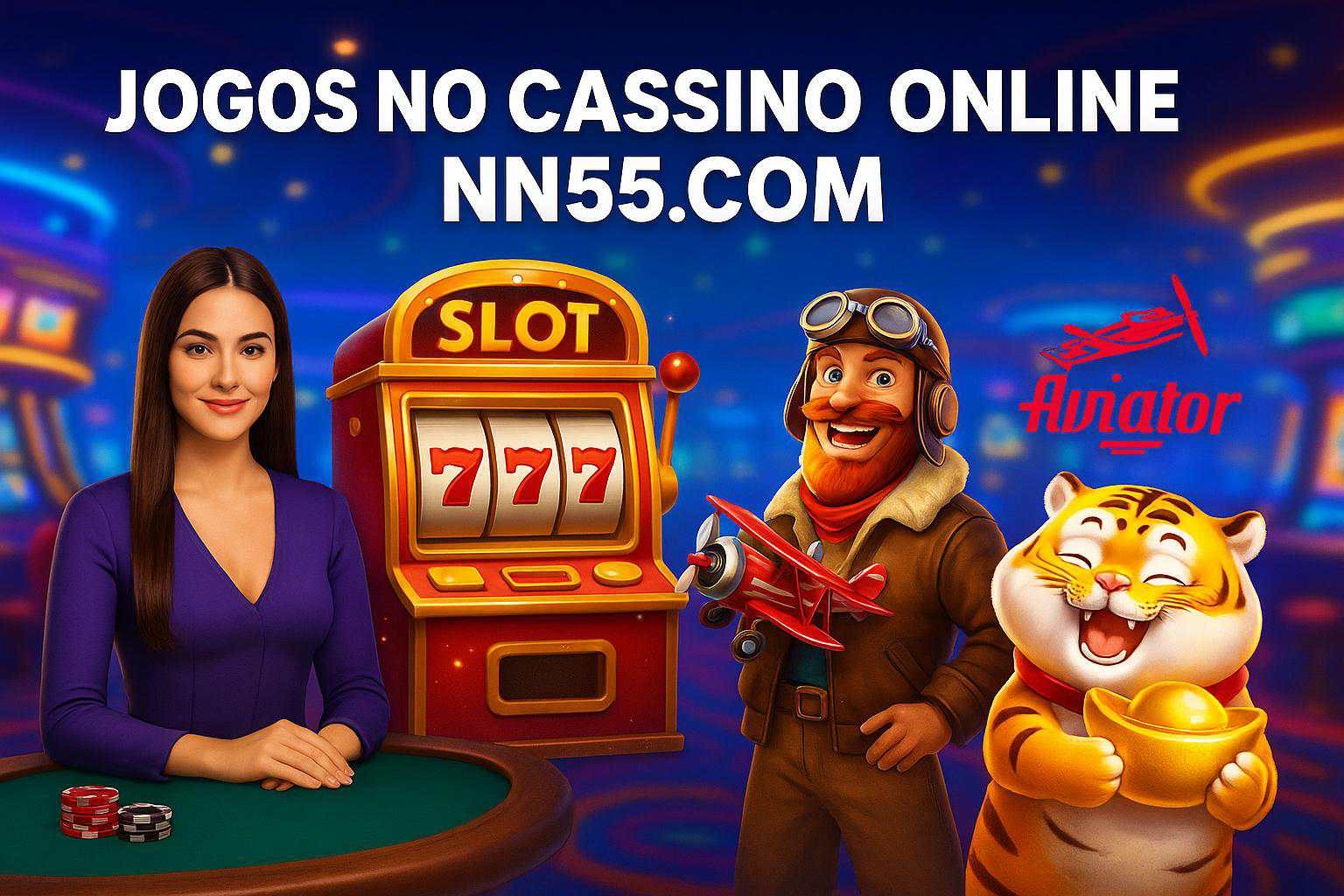 Jogos de cassino online inovadores e emocionantes na NN55.COM