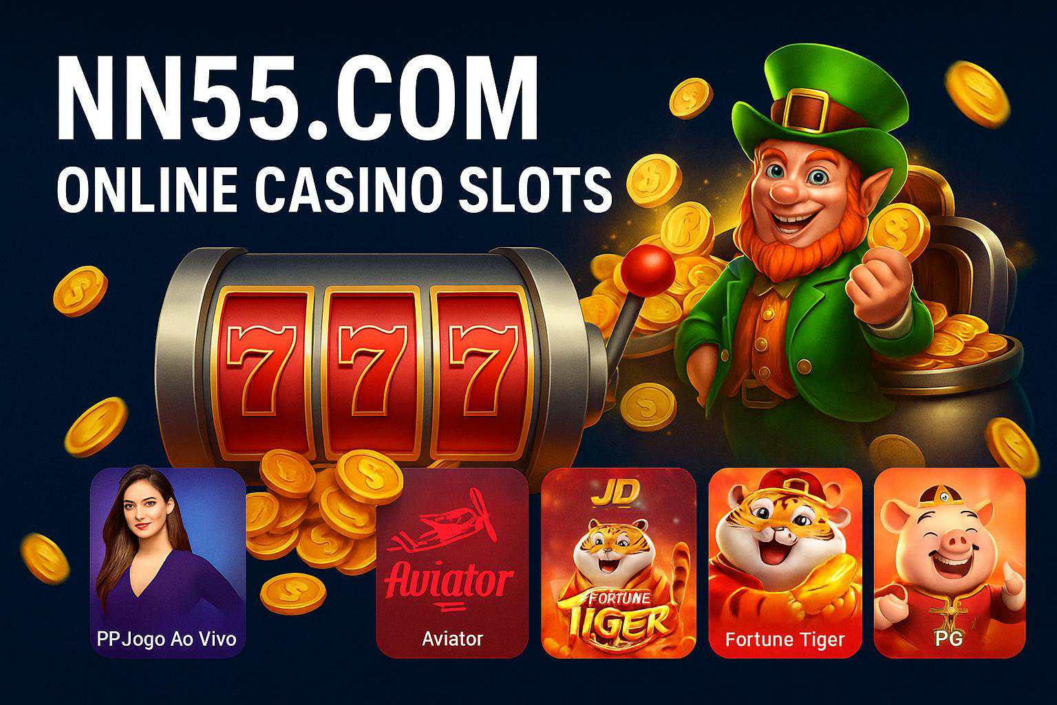 Explore o mundo das slot machines no NN55.COM Casino